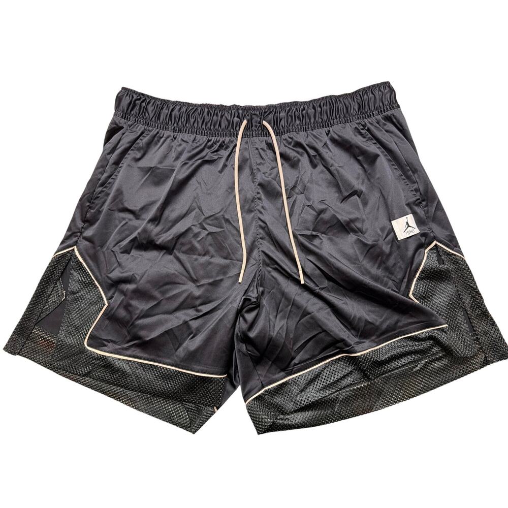 Nike Jordan Women's Plus Size Black Loose Fit Basketball Shorts Size 1X New